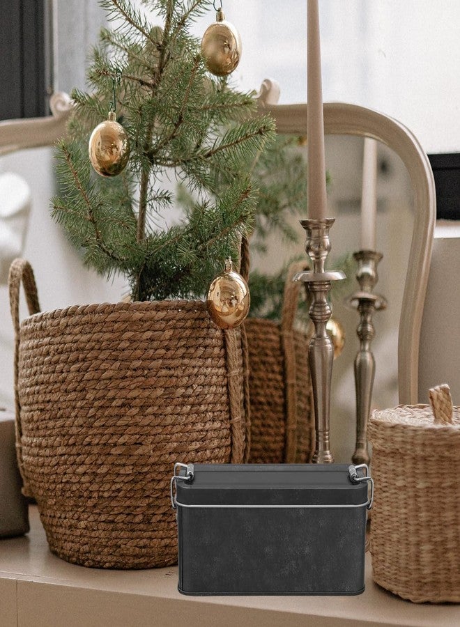 BRIGHTFUFU Metal Tin Box Cookie Tins with Lids Small Storage Container Mini Portable Box for Cookies Candy Snacks Crafts Kitchen Storage Christmas Favor Idea for Kids Adults - Image 2